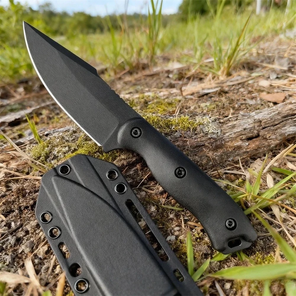 Тактический нож KB 18, стальное лезвие D2 с фиксированным лезвием и ручкой из нейлонового стекловолокна для улицы, охоты, пеших прогулок, выживания и EDC
Тактический нож KB 18, стальное лезвие D2 с фиксированным лезвием и ручкой из нейлонового стекловолокна для улицы, охоты, пеших прогулок, выживания и EDC