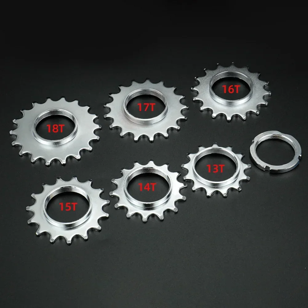 Bike Cassette Cog Single Speed 13T-18T Sprockets MTB Road Bicycle Flywheel Cog Bicycle Flywheel For Fixed Gear Bicycles
Bike Cassette Cog Single Speed 13T-18T Sprockets MTB Road Bicycle Flywheel Cog Bicycle Flywheel For Fixed Gear Bicycles