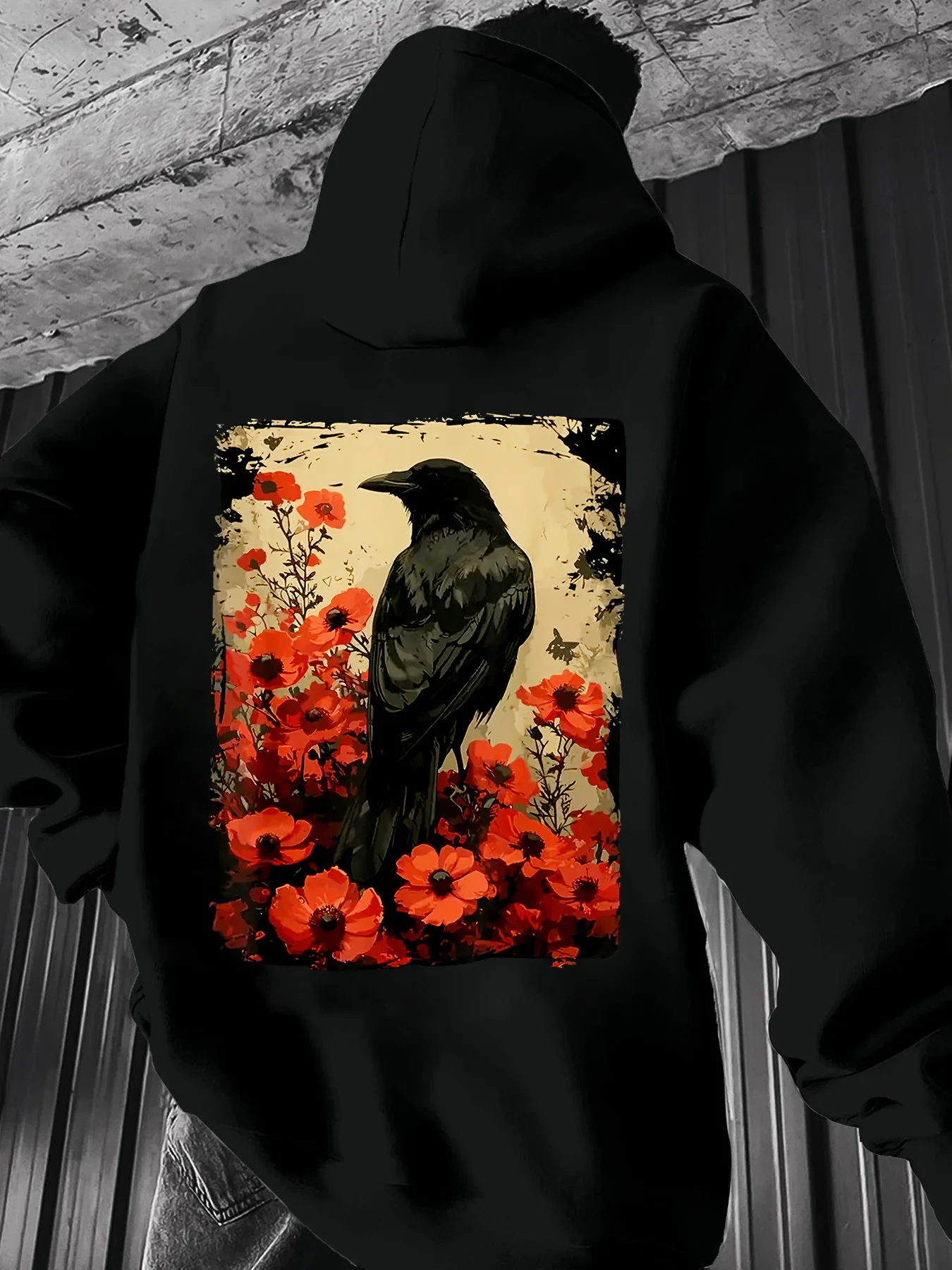 Crow Graphic Print Autumn and Winter Men's and Women's Hoodies Casual Loose Outdoor Street Sports Training Brand Fashion Trend
Crow Graphic Print Autumn and Winter Men's and Women's Hoodies Casual Loose Outdoor Street Sports Training Brand Fashion Trend