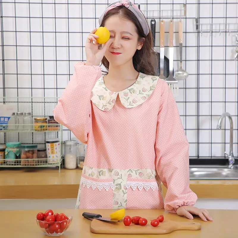 Summer Korean Apron Breathable Thin Short Petite Home Kitchen Cooking with Sleeves Workwear Long Sleeve Coverall
Summer Korean Apron Breathable Thin Short Petite Home Kitchen Cooking with Sleeves Workwear Long Sleeve Coverall