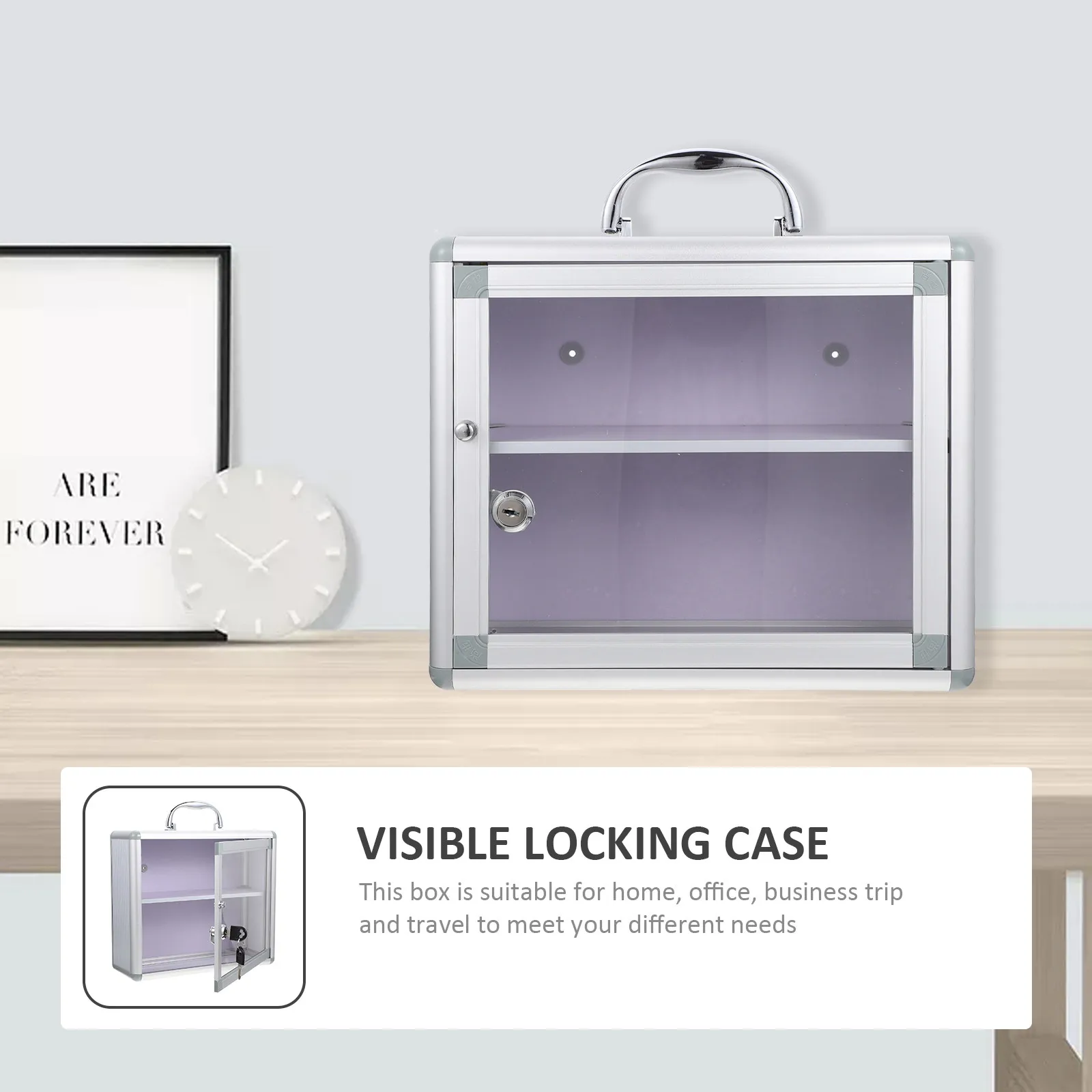 Набор из 1 шт. Настенный шкафчик для медикаментов с замком, большой емкости, для дома, удобный для хранения лекарств и аксессуаров
Набор из 1 шт. Настенный шкафчик для медикаментов с замком, большой емкости, для дома, удобный для хранения лекарств и аксессуаров