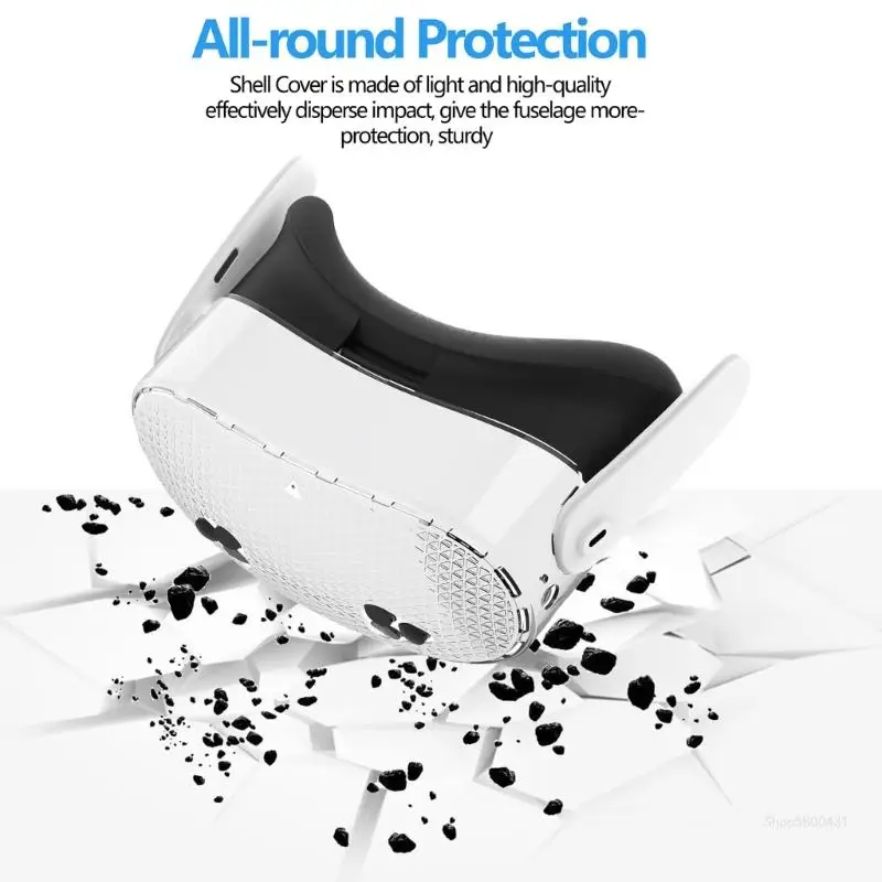 AntiScratch Silicone TPU Protective Shell for Quest3S Headsets Protective Case Shockproof Carrying
AntiScratch Silicone TPU Protective Shell for Quest3S Headsets Protective Case Shockproof Carrying