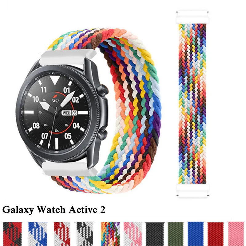 20mm/22mm Braided Solo Loop Band for Samsung Galaxy Watch 3/46mm/42mm/active 2/gear S3 Bracelet Huawei Watch Gt/2/2e/pro Strap
20mm/22mm Braided Solo Loop Band for Samsung Galaxy Watch 3/46mm/42mm/active 2/gear S3 Bracelet Huawei Watch Gt/2/2e/pro Strap