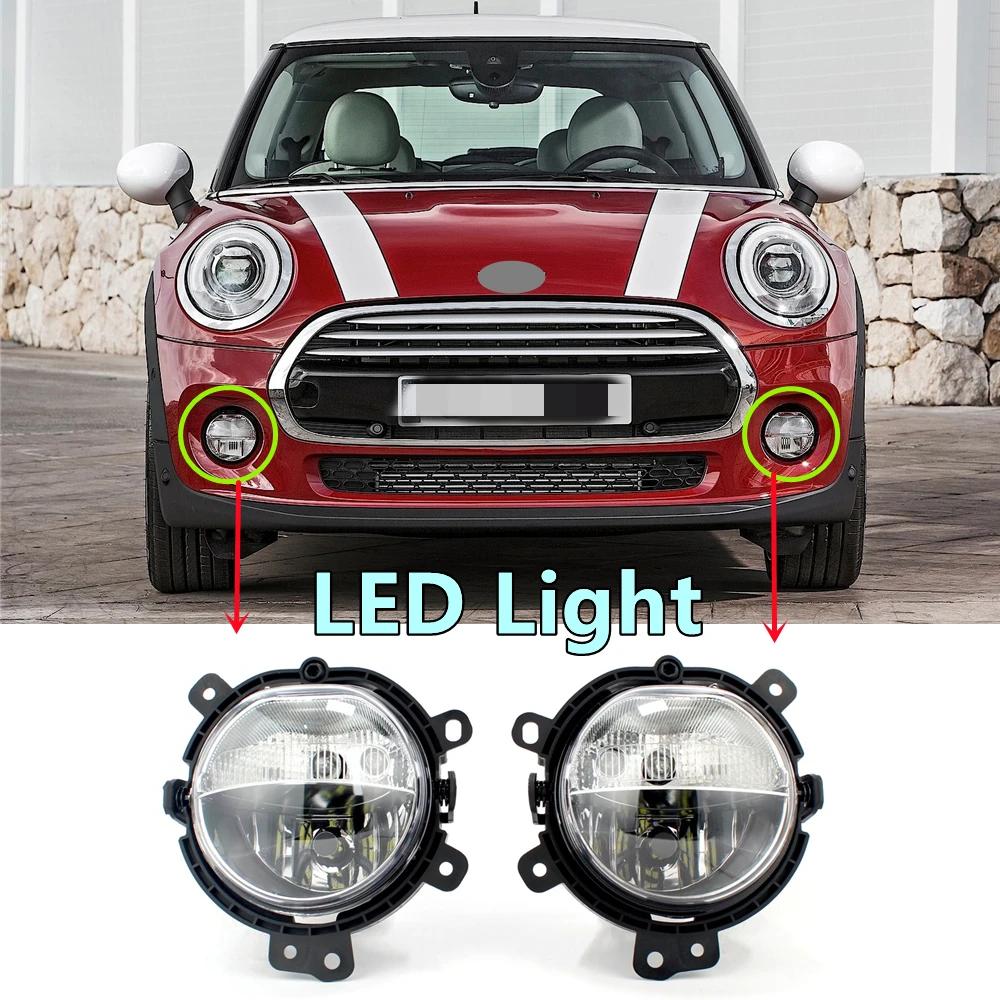 Front Fog Lamp Light With LED Bulbs For BMW Mini Cooper F55 F56 2014 2015 2016 2017 2018 Driving Light
Front Fog Lamp Light With LED Bulbs For BMW Mini Cooper F55 F56 2014 2015 2016 2017 2018 Driving Light