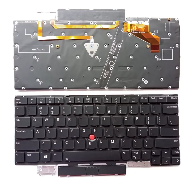 USUK Keyboard for Lenovo ThinkPad X1 Carbon 9th Gen X1C 2021 TP00129A
USUK Keyboard for Lenovo ThinkPad X1 Carbon 9th Gen X1C 2021 TP00129A