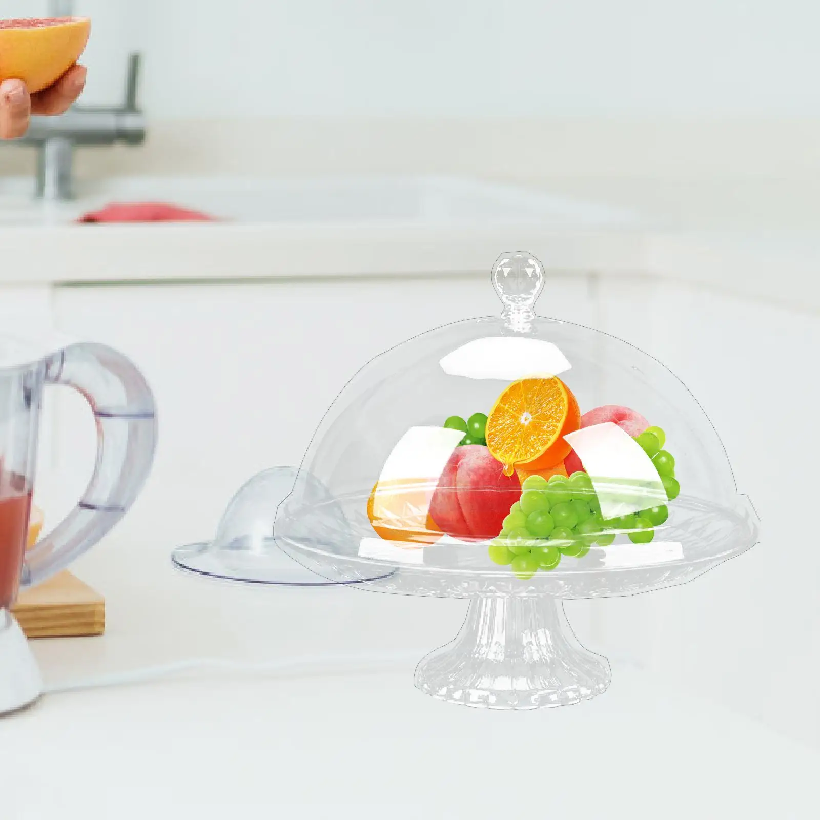 Serving Plate Platter Multifunctional Versatile Cake Stand Dried Fruit Salad Plate for Food Holiday Treat Pastries Cake Veggie
Serving Plate Platter Multifunctional Versatile Cake Stand Dried Fruit Salad Plate for Food Holiday Treat Pastries Cake Veggie