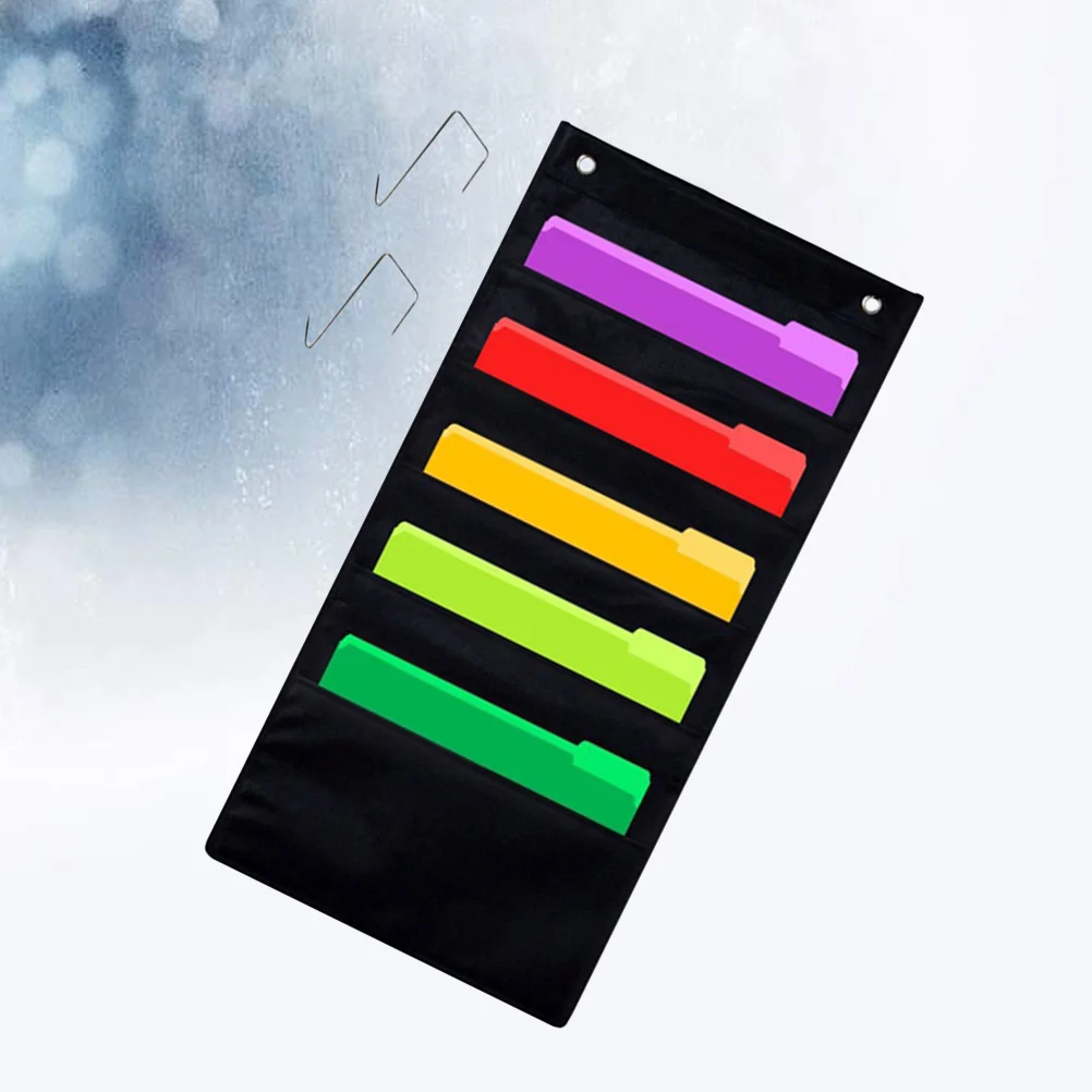 Heavy Duty Hanging File Organizer Bag 10 Pocket Oxford Fabric Storage for Documents Homework Magazines Office School Dorm Use
Heavy Duty Hanging File Organizer Bag 10 Pocket Oxford Fabric Storage for Documents Homework Magazines Office School Dorm Use