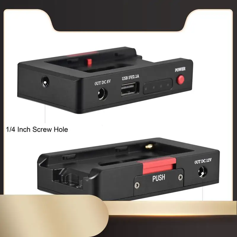 Зарядное устройство NP-F, металлическая пластина адаптера аккумулятора, USB DC12V DC8V DC, выходы 1/4 дюйма для NP-F970/F950/F930/F770F750/F570, простота в использовании
Зарядное устройство NP-F, металлическая пластина адаптера аккумулятора, USB DC12V DC8V DC, выходы 1/4 дюйма для NP-F970/F950/F930/F770F750/F570, простота в использовании
