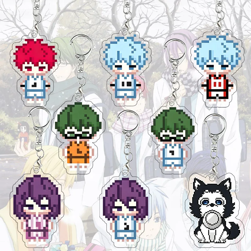 Kuroko's Basketball Pixel Art Acrylic Keychain Seijuro Akashi Tetsuya Kuroko Keyring Pendant Figure Key Ring Collection Gift
Kuroko's Basketball Pixel Art Acrylic Keychain Seijuro Akashi Tetsuya Kuroko Keyring Pendant Figure Key Ring Collection Gift