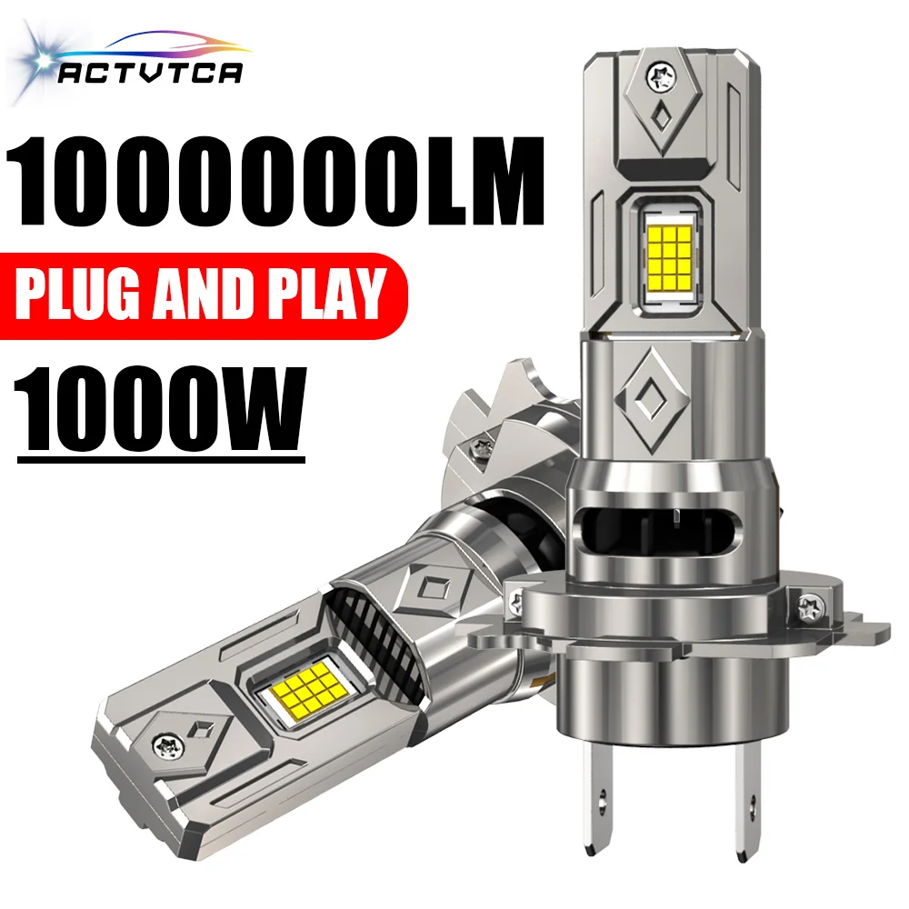 ACTVCTA 2PCS 1000W High Power H7 LED Bulb Turbo Headlight 6000K 1000000LM 12V CSP Powerful Best LED H7 Mini Lamp Plug and Play
ACTVCTA 2PCS 1000W High Power H7 LED Bulb Turbo Headlight 6000K 1000000LM 12V CSP Powerful Best LED H7 Mini Lamp Plug and Play