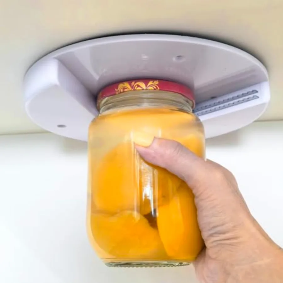 Under Cabinet Jar Openers for Seniors With Arthritis or Weak Hands, One Handed Bottle Openers, Easy to Use Kitchen Can Opener-W
Under Cabinet Jar Openers for Seniors With Arthritis or Weak Hands, One Handed Bottle Openers, Easy to Use Kitchen Can Opener-W