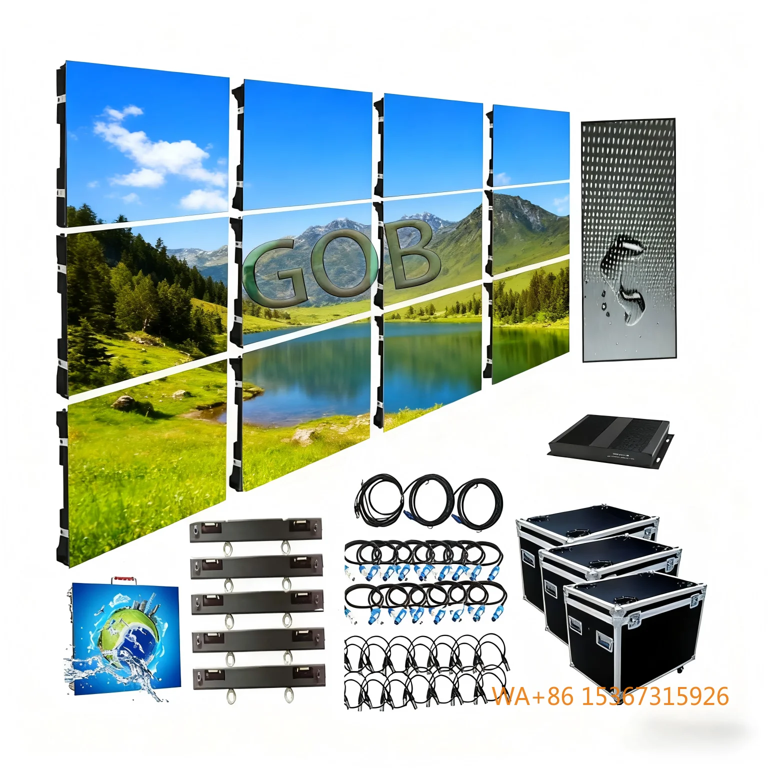 P3.91 500*500mm Die Cast Aluminum LED Backdrop Outdoor Rental Display Panel
P3.91 500*500mm Die Cast Aluminum LED Backdrop Outdoor Rental Display Panel