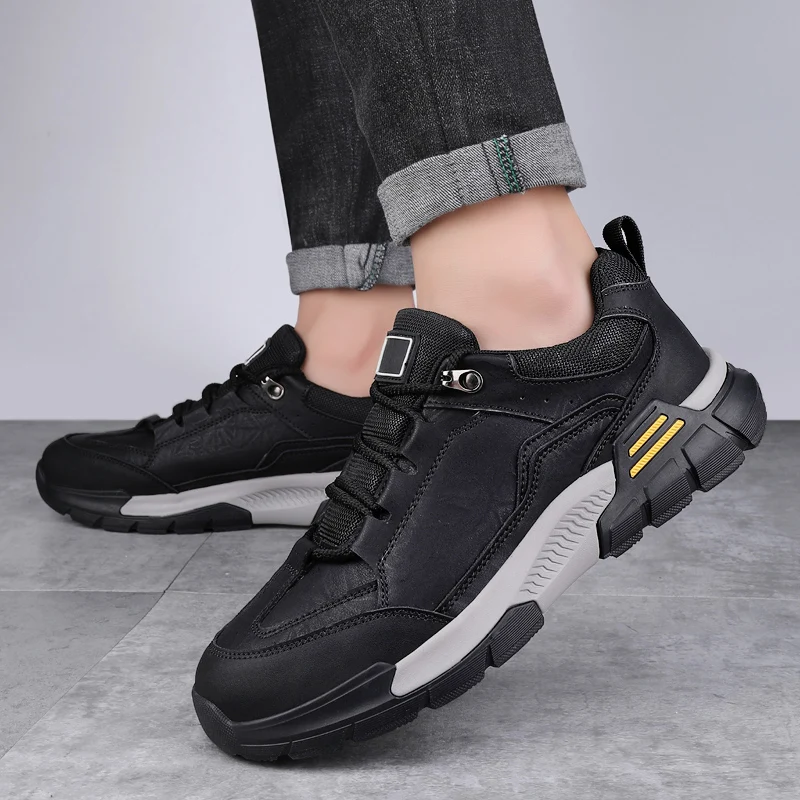 Fashion Leather Outdoor Sports Shoes Luxury Brand Versatile Commuting Walking Casual Shoes Quality Handmade Comfort Men's Shoes
Fashion Leather Outdoor Sports Shoes Luxury Brand Versatile Commuting Walking Casual Shoes Quality Handmade Comfort Men's Shoes