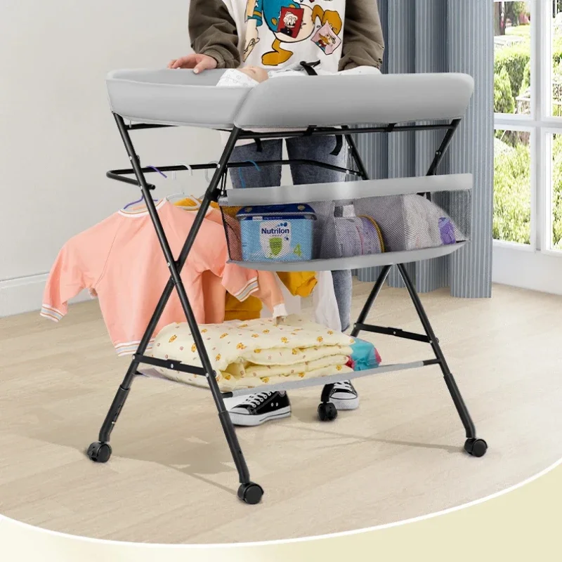 Foldable Diaper-Changing Table with Massage Feature Newborn Baby Care Station Convenient Changing Desk for Home and
Foldable Diaper-Changing Table with Massage Feature Newborn Baby Care Station Convenient Changing Desk for Home and