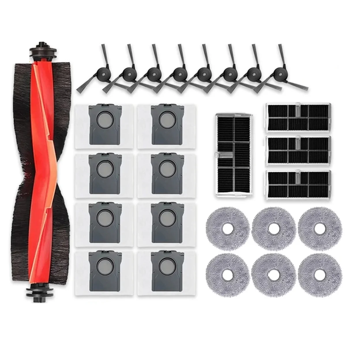 Для робота Bot X40/X40 Pro/X40 Ultra, сменная основная щетка HEPA-фильтр, подушечки для швабры, мешки для пыли, запасные части
Для робота Bot X40/X40 Pro/X40 Ultra, сменная основная щетка HEPA-фильтр, подушечки для швабры, мешки для пыли, запасные части