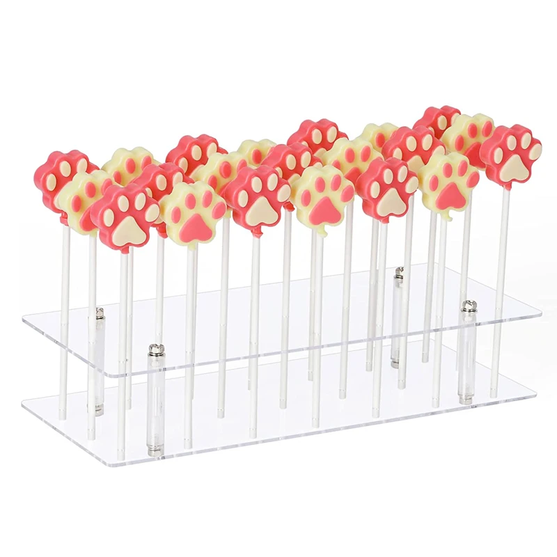 Cake Pop Stand, 21 Holes Lollipop Display Stand, Acrylic Clear Cake Pop Display Holder For Wedding Baby Showers, Birthday, Party
Cake Pop Stand, 21 Holes Lollipop Display Stand, Acrylic Clear Cake Pop Display Holder For Wedding Baby Showers, Birthday, Party