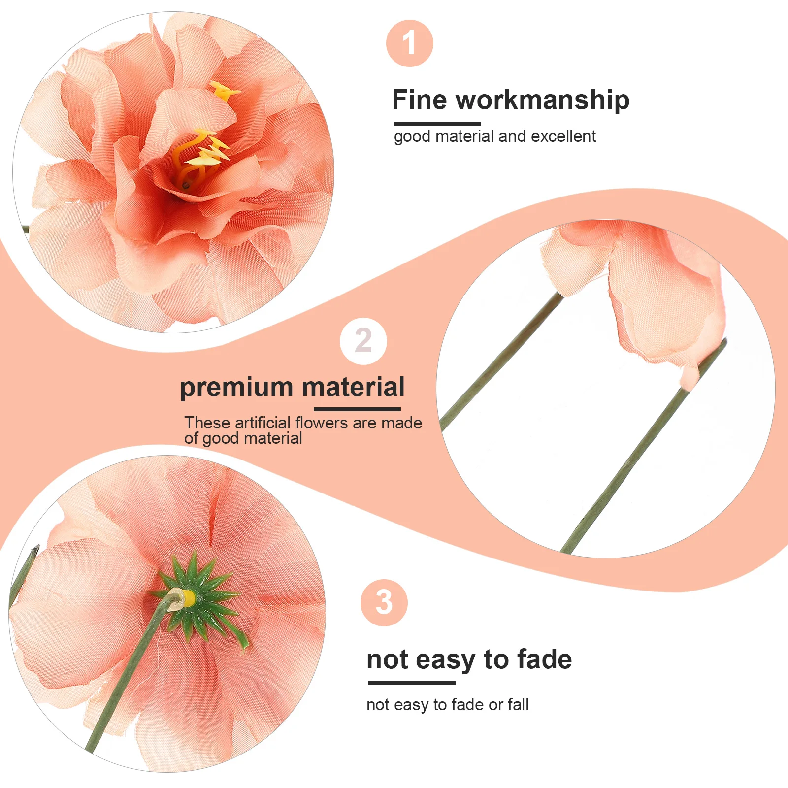 1 Box Artificial Flowers Faux Fake Silk With Stems Realistic Decor Wedding Bridal Shower Spring Christmas Party Decoration
1 Box Artificial Flowers Faux Fake Silk With Stems Realistic Decor Wedding Bridal Shower Spring Christmas Party Decoration