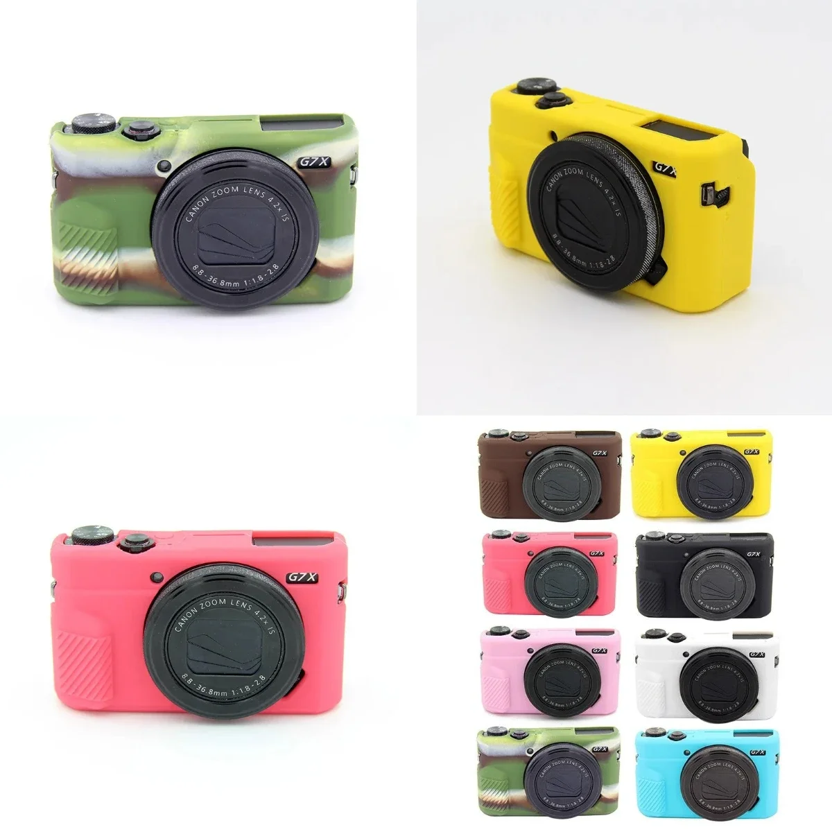 For Canon G7XII Mark 2 III G7X3 Mark 3 - Flexible Silicone Soft Travel Shell Soft Silicone Armor Camera Bag Case
For Canon G7XII Mark 2 III G7X3 Mark 3 - Flexible Silicone Soft Travel Shell Soft Silicone Armor Camera Bag Case
