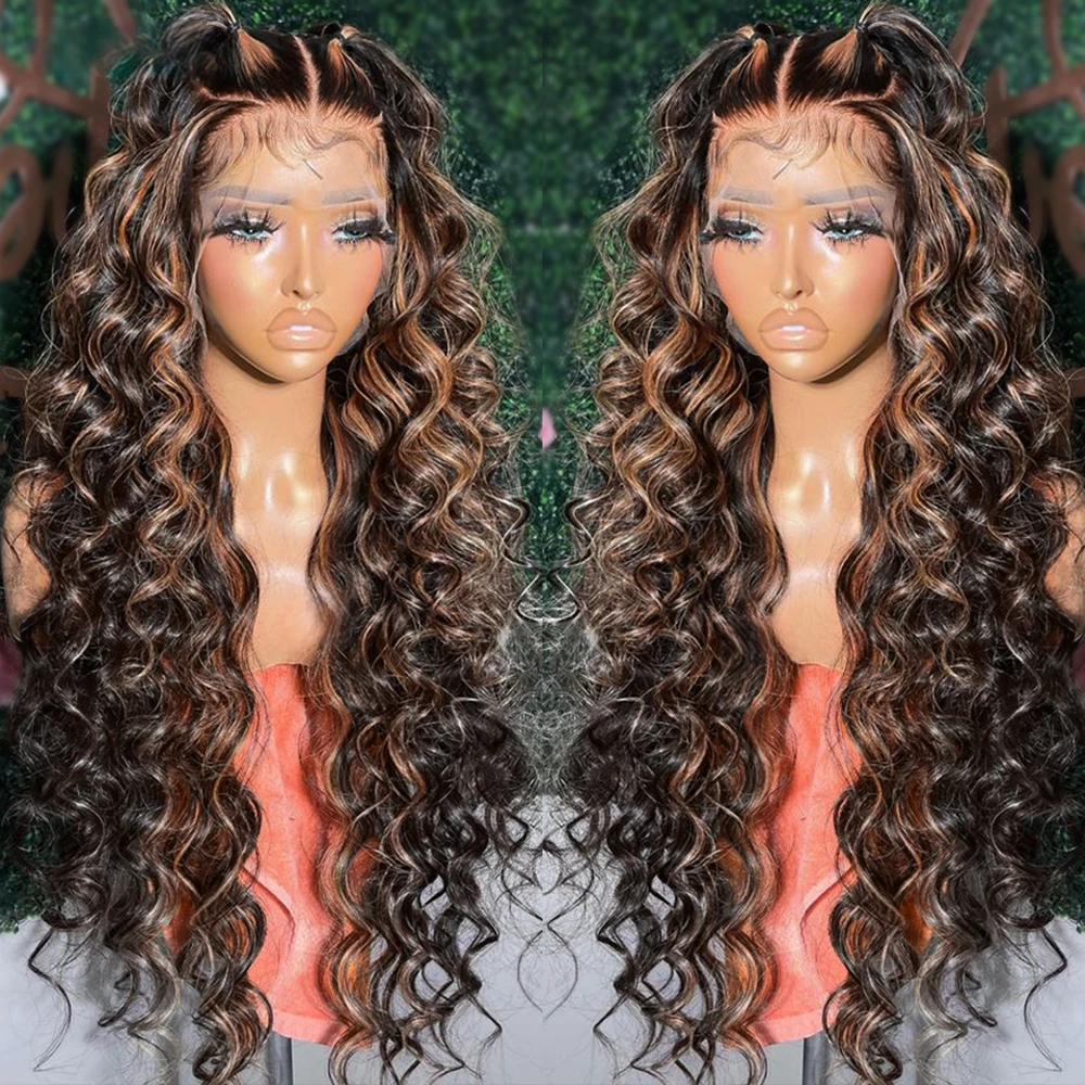 1B/30 Highlight Ombre Brown 13x6 Hd Lace Front Loose Deep Wave Wig Human Hair Brazilian 13x4 Human Hair Water Wave Curly Wigs
1B/30 Highlight Ombre Brown 13x6 Hd Lace Front Loose Deep Wave Wig Human Hair Brazilian 13x4 Human Hair Water Wave Curly Wigs