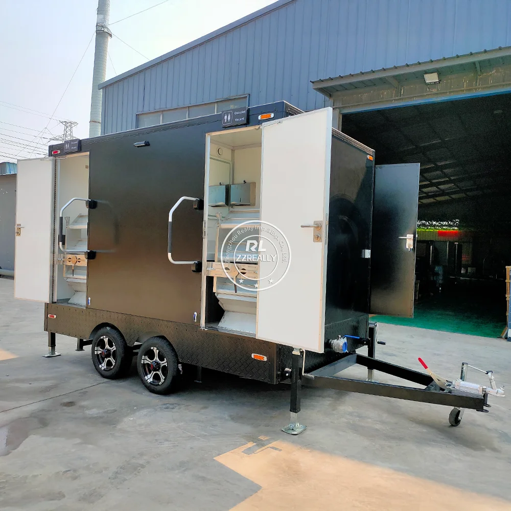 Elite Luxury Restroom Trailer Mobile Bathroom Trailer Portable Toilet Trailer for Corporate Events Parties
Elite Luxury Restroom Trailer Mobile Bathroom Trailer Portable Toilet Trailer for Corporate Events Parties