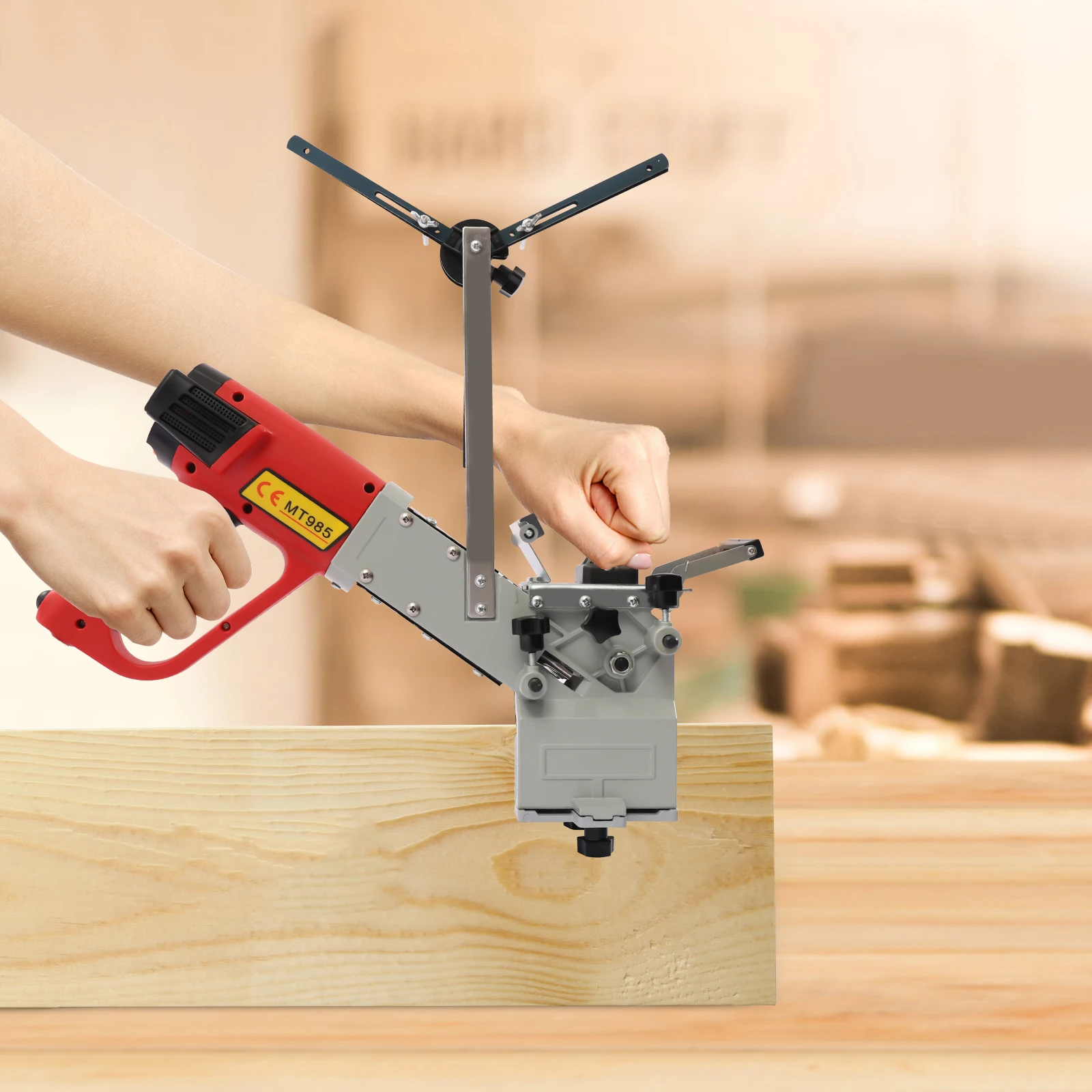 2000W Portable Woodworking Edge Banding Machine with Triangle Bracket, 3 Adjustable Air Speeds & Temperature Control
2000W Portable Woodworking Edge Banding Machine with Triangle Bracket, 3 Adjustable Air Speeds & Temperature Control