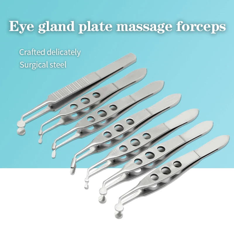 Meibomian gland massage forceps, steel blockage, unblocking fat, flipping eyelids, squeezing eyelid clips
Meibomian gland massage forceps, steel blockage, unblocking fat, flipping eyelids, squeezing eyelid clips