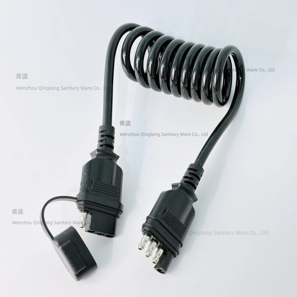 4-контактный плоский водонепроницаемый удлинительный жгут 5 футов, американский гибкий разъем катушки для прицепа
4-контактный плоский водонепроницаемый удлинительный жгут 5 футов, американский гибкий разъем катушки для прицепа