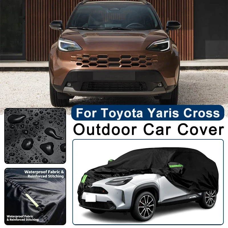 Outdoor Car Cover Waterproof Dustproof UV Sun Protection, Full Car Protector Exterior Accessories For Toyota Yaris Cross XP210
Outdoor Car Cover Waterproof Dustproof UV Sun Protection, Full Car Protector Exterior Accessories For Toyota Yaris Cross XP210
