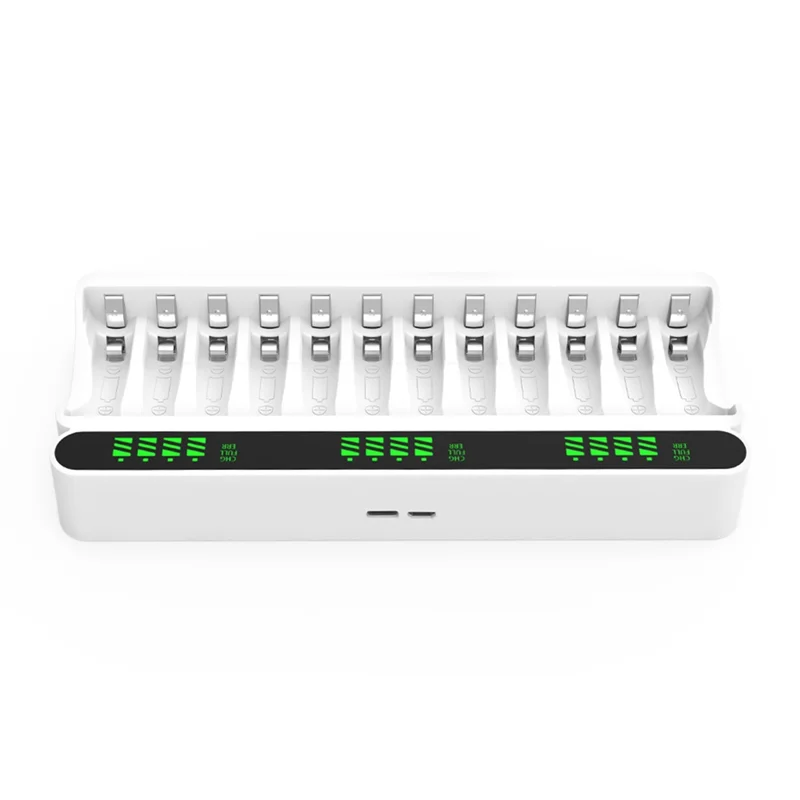ABDE-для Varicore VC12 Type-C 12-слотовое интеллектуальное зарядное устройство для Ni-MH/Ni-CD аккумуляторной батареи 1,2 В AA/AAA
ABDE-для Varicore VC12 Type-C 12-слотовое интеллектуальное зарядное устройство для Ni-MH/Ni-CD аккумуляторной батареи 1,2 В AA/AAA