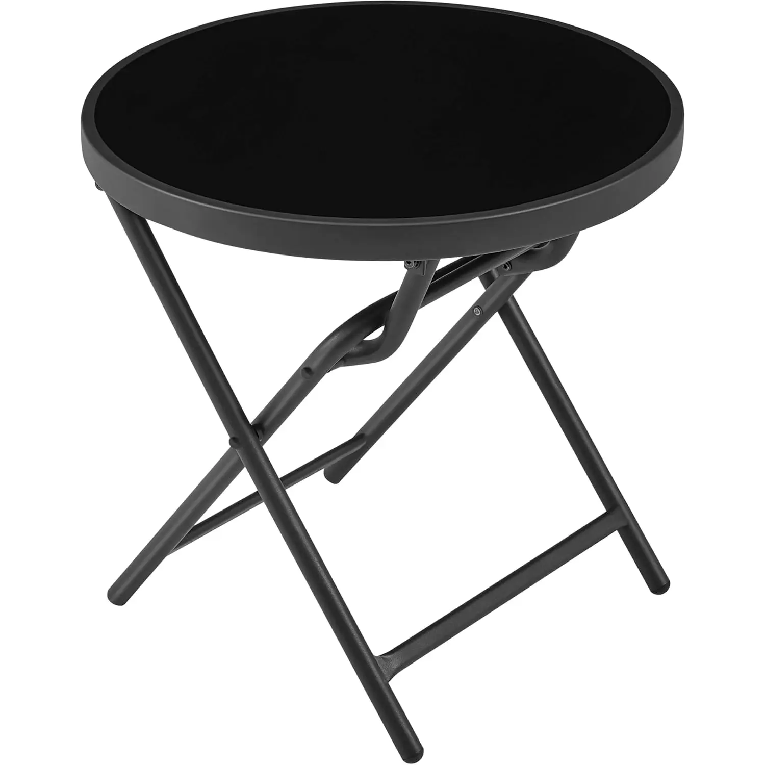 Outdoor Folding Side Table, Round Patio Folding End Table with Silk Tempered Glass Tabletop, Portable Small Garden, Customized
Outdoor Folding Side Table, Round Patio Folding End Table with Silk Tempered Glass Tabletop, Portable Small Garden, Customized