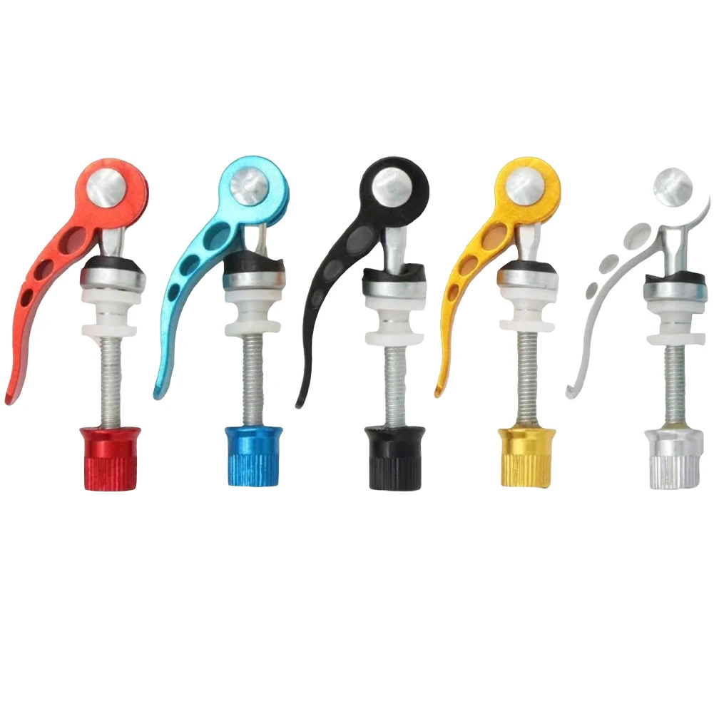 4pcs Bike Seatpost Clamp Aluminum Alloy Seat Tube Quick Release Lever Lift Locking Screw Buckle Bicycle Seat Post Replace Parts 
4pcs Bike Seatpost Clamp Aluminum Alloy Seat Tube Quick Release Lever Lift Locking Screw Buckle Bicycle Seat Post Replace Parts
