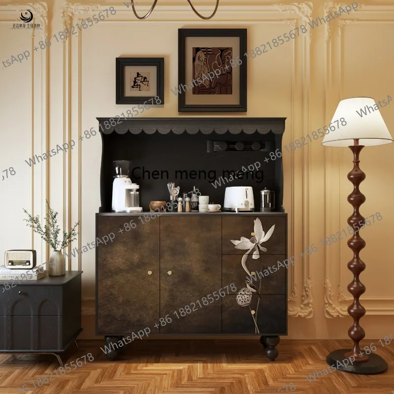 Chinese retro solid wood dining side cabinet, living room tea storage cabinet, entrance cabinet, wabi sandy wind storage
Chinese retro solid wood dining side cabinet, living room tea storage cabinet, entrance cabinet, wabi sandy wind storage