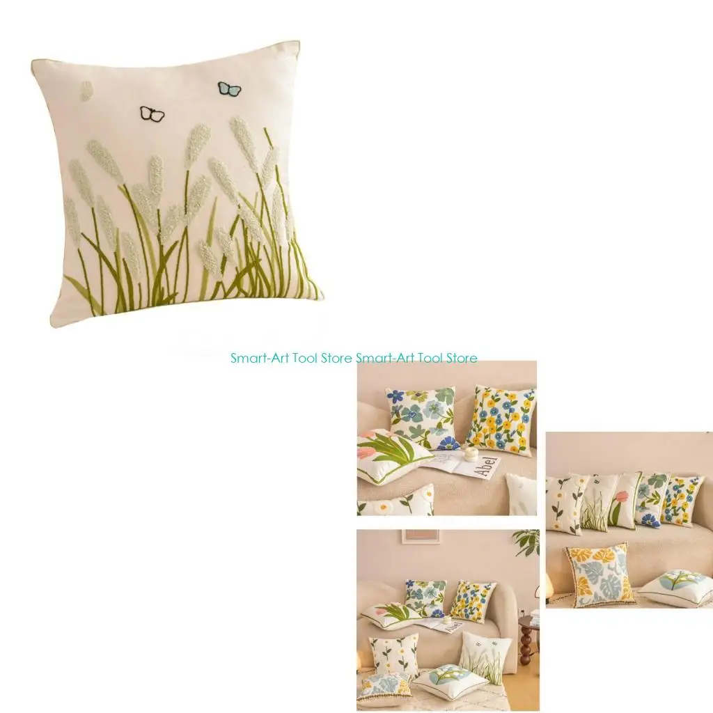 E1PB Pillow Case Cotton Canvas Pillowcase Flower Design Bedroom Sofa Decoration Washable Long Use Cushion Sleeve Cover
E1PB Pillow Case Cotton Canvas Pillowcase Flower Design Bedroom Sofa Decoration Washable Long Use Cushion Sleeve Cover
