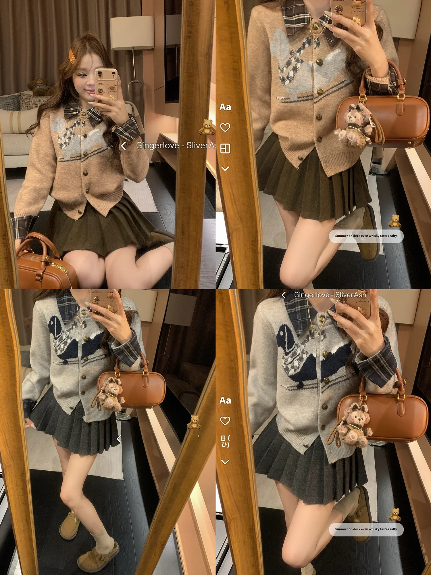 Faionable Plaid Splice Knitted Cardigan Single Button Collar Sweater Coat Casual Loose Fit Soft Material Long Sve Ladies...
Faionable Plaid Splice Knitted Cardigan Single Button Collar Sweater Coat Casual Loose Fit Soft Material Long Sve Ladies...