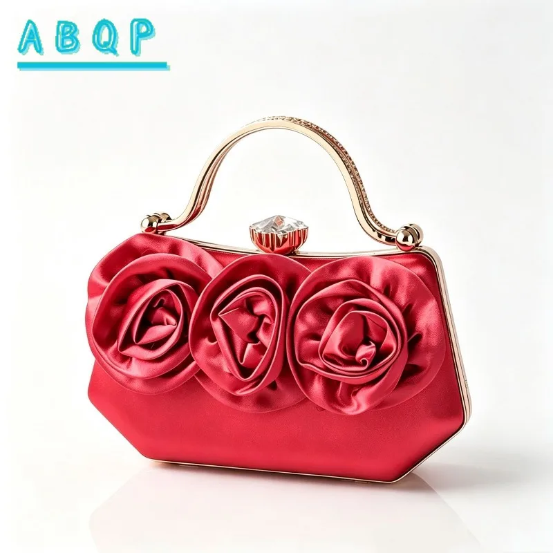 Dinner Handbag Luxury Brand Diamond-encrusted Fashionable Dinner Party Women's Handbag 3D Flower Shape Women's Shoulder Bag
Dinner Handbag Luxury Brand Diamond-encrusted Fashionable Dinner Party Women's Handbag 3D Flower Shape Women's Shoulder Bag