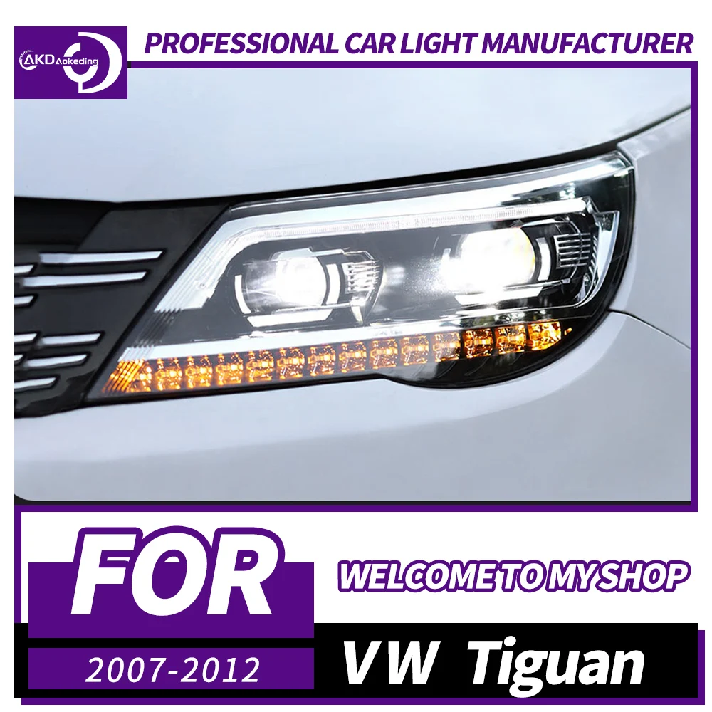 AKD Car Lights For Volkswagen Tiguan Headlight 2007-2012 LED Projetor head Lamp Daytime Running Light Automotive Accessories
AKD Car Lights For Volkswagen Tiguan Headlight 2007-2012 LED Projetor head Lamp Daytime Running Light Automotive Accessories