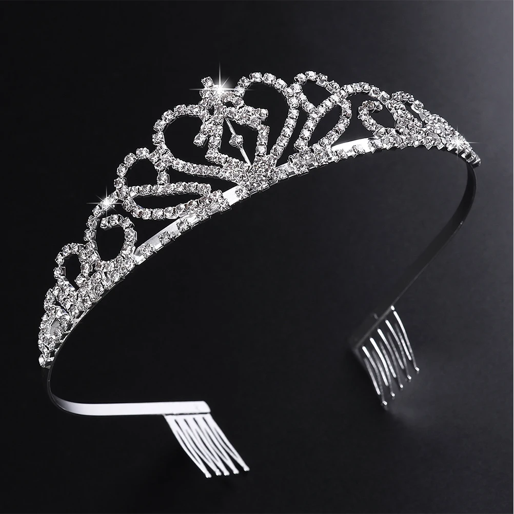 2 Pcs Rhinestone Crown Headband Gorgeous Hair Accessory Bride Rhinestones Wedding Exquisite Design
2 Pcs Rhinestone Crown Headband Gorgeous Hair Accessory Bride Rhinestones Wedding Exquisite Design