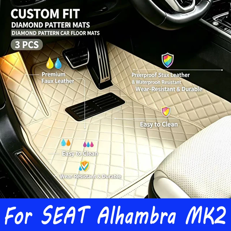 Car Floor Mats For SEAT Alhambra MK2 7N VW Volkswagen Sharan 2011~2020 Pad Carpets Set Leather Mat Auto Rugs
Car Floor Mats For SEAT Alhambra MK2 7N VW Volkswagen Sharan 2011~2020 Pad Carpets Set Leather Mat Auto Rugs