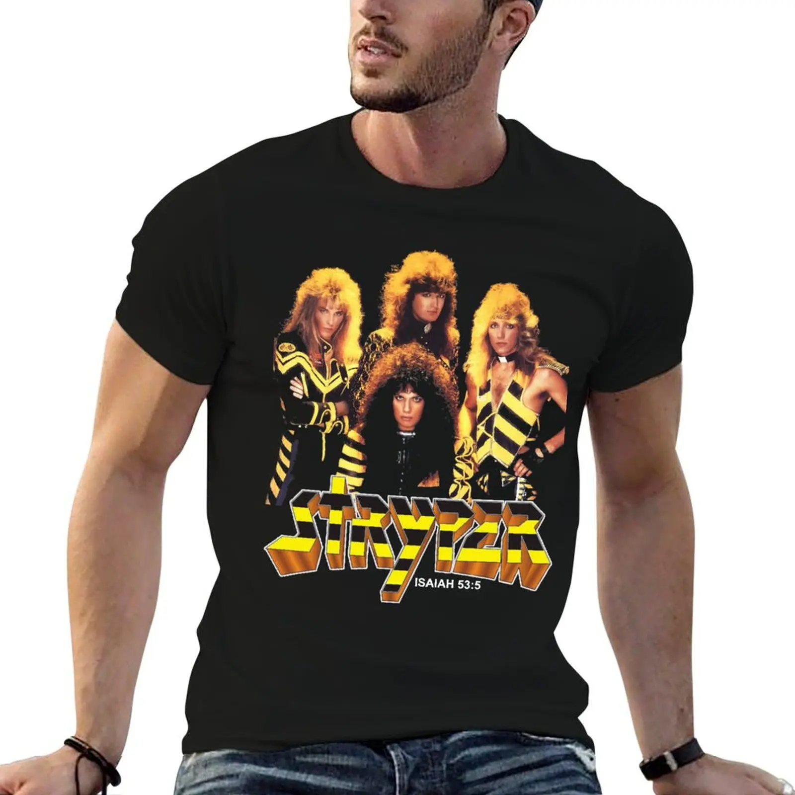 T-Shirt Metals men man Heavys Stryper shirt shirts casual t casual Christians for t man
T-Shirt Metals men man Heavys Stryper shirt shirts casual t casual Christians for t man