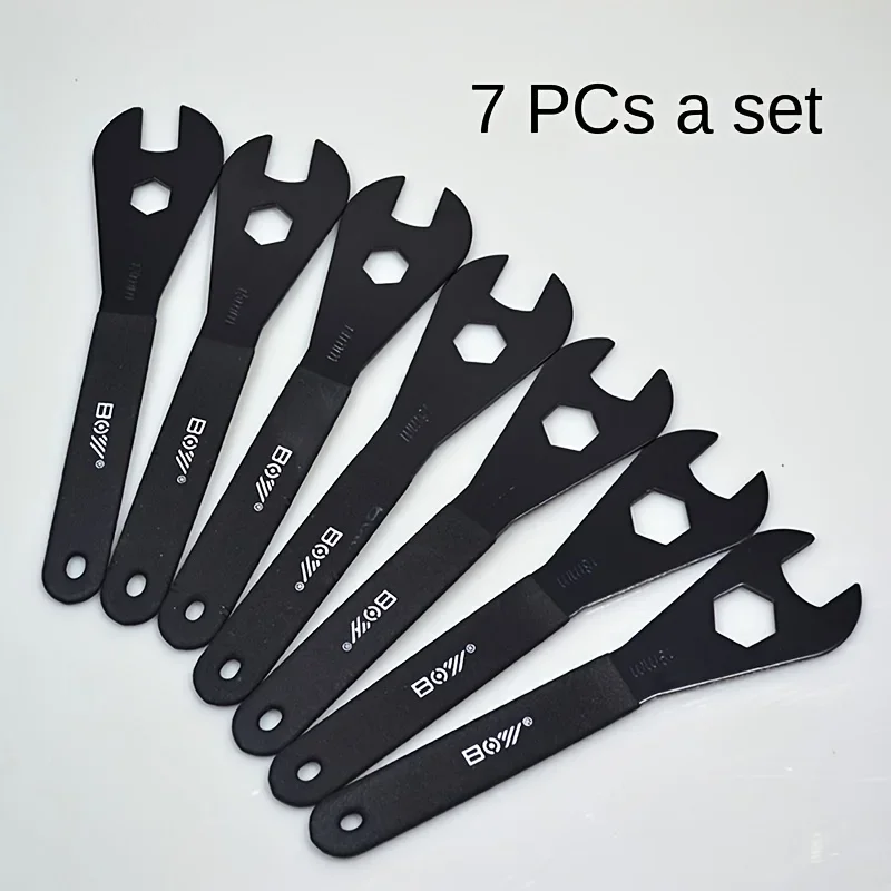 Portable High Carbon Steel Cone Bike Axle Wrenches Set Bicycle Ratchet Spindle Hub Hand Spanner Cycling Outdoor Sports
Portable High Carbon Steel Cone Bike Axle Wrenches Set Bicycle Ratchet Spindle Hub Hand Spanner Cycling Outdoor Sports