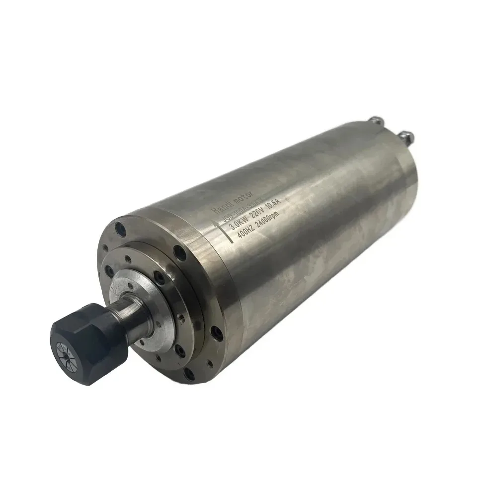 Высокоскоростной двигатель шпинделя с ЧПУ 100 мм 3 кВт 110 В/220 В/380 В ER20 24000 об/мин двигатель шпинделя с водяным охлаждением для гравировального станка с ЧПУ по дереву
Высокоскоростной двигатель шпинделя с ЧПУ 100 мм 3 кВт 110 В/220 В/380 В ER20 24000 об/мин двигатель шпинделя с водяным охлаждением для гравировального станка с ЧПУ по дереву
