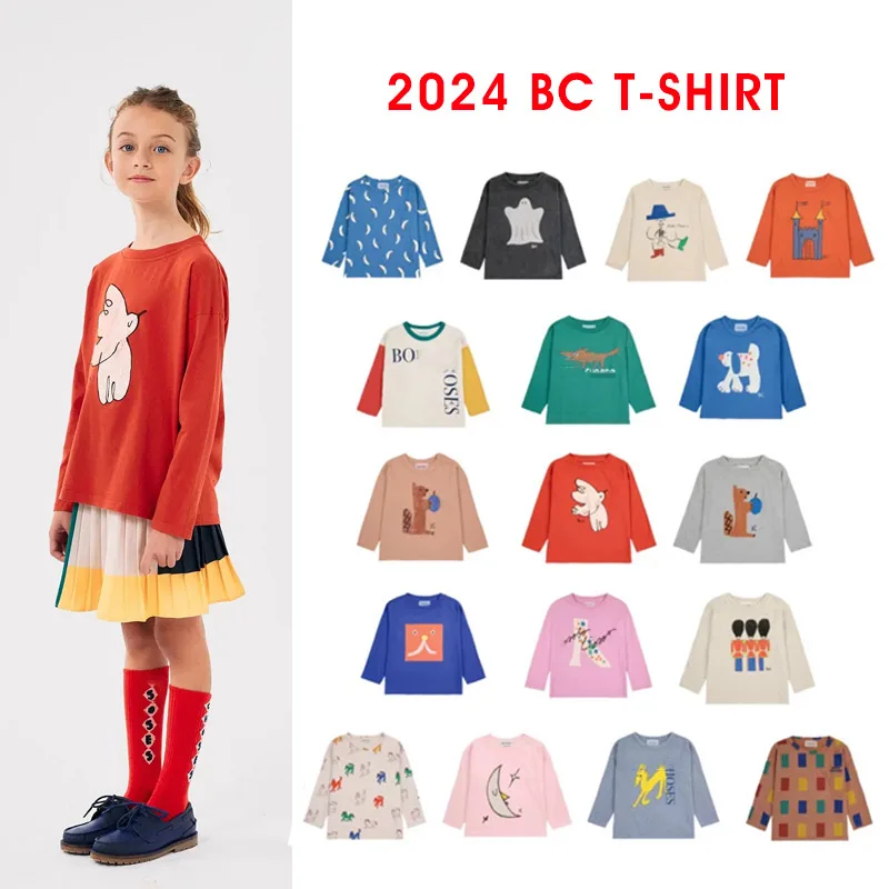 New 2024 Fall Kids Boys Autumn Cotton T-shirt Girl Fashon Cartoon Print Tops Brand Children Clothes BC Long Sleeve Tees
New 2024 Fall Kids Boys Autumn Cotton T-shirt Girl Fashon Cartoon Print Tops Brand Children Clothes BC Long Sleeve Tees