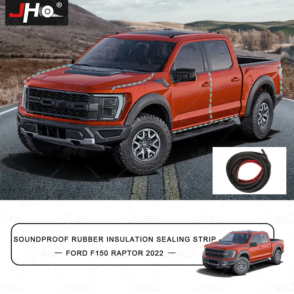JHO Whole Car Soundproof Weather Stripping Door Seal Whole Car Rubber Stripe for F150 Raptor 2022 2023 2024 DIY Accessories
JHO Whole Car Soundproof Weather Stripping Door Seal Whole Car Rubber Stripe for F150 Raptor 2022 2023 2024 DIY Accessories