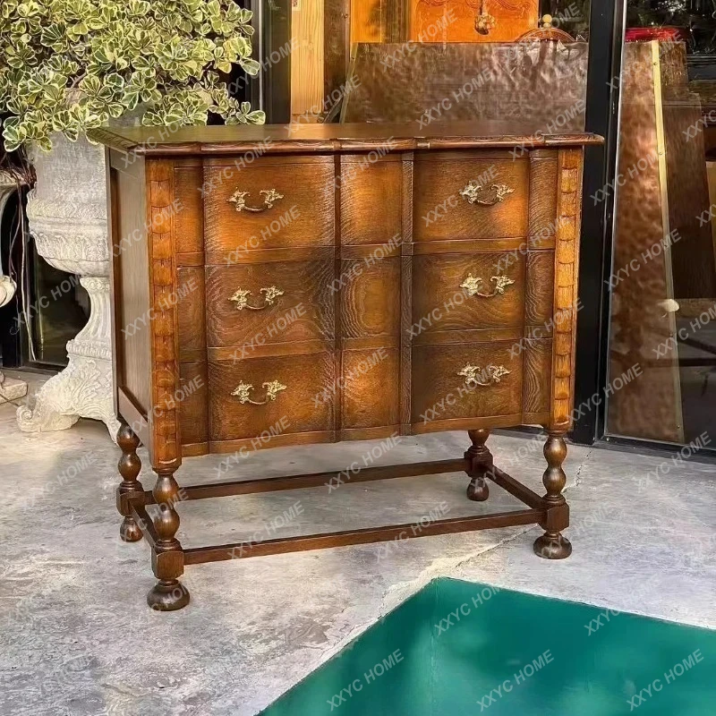LL retro porch storage display decorative storage side cabinet dresser
LL retro porch storage display decorative storage side cabinet dresser