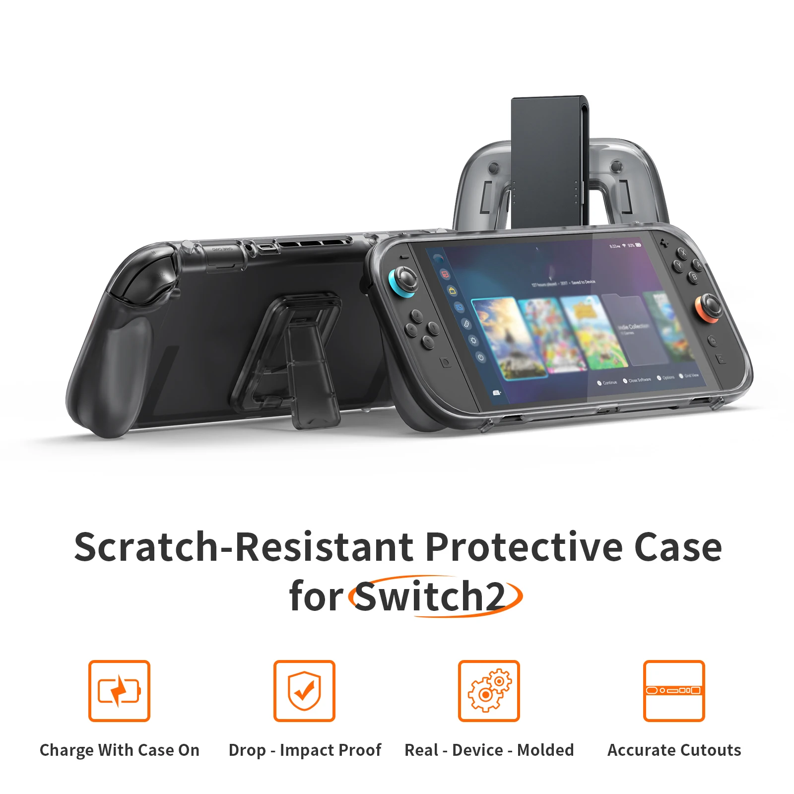 Защитный чехол из ТПУ (с плечевым ремнем) для Switch 2, полная защита корпуса, аксессуары для геймеров
Защитный чехол из ТПУ (с плечевым ремнем) для Switch 2, полная защита корпуса, аксессуары для геймеров