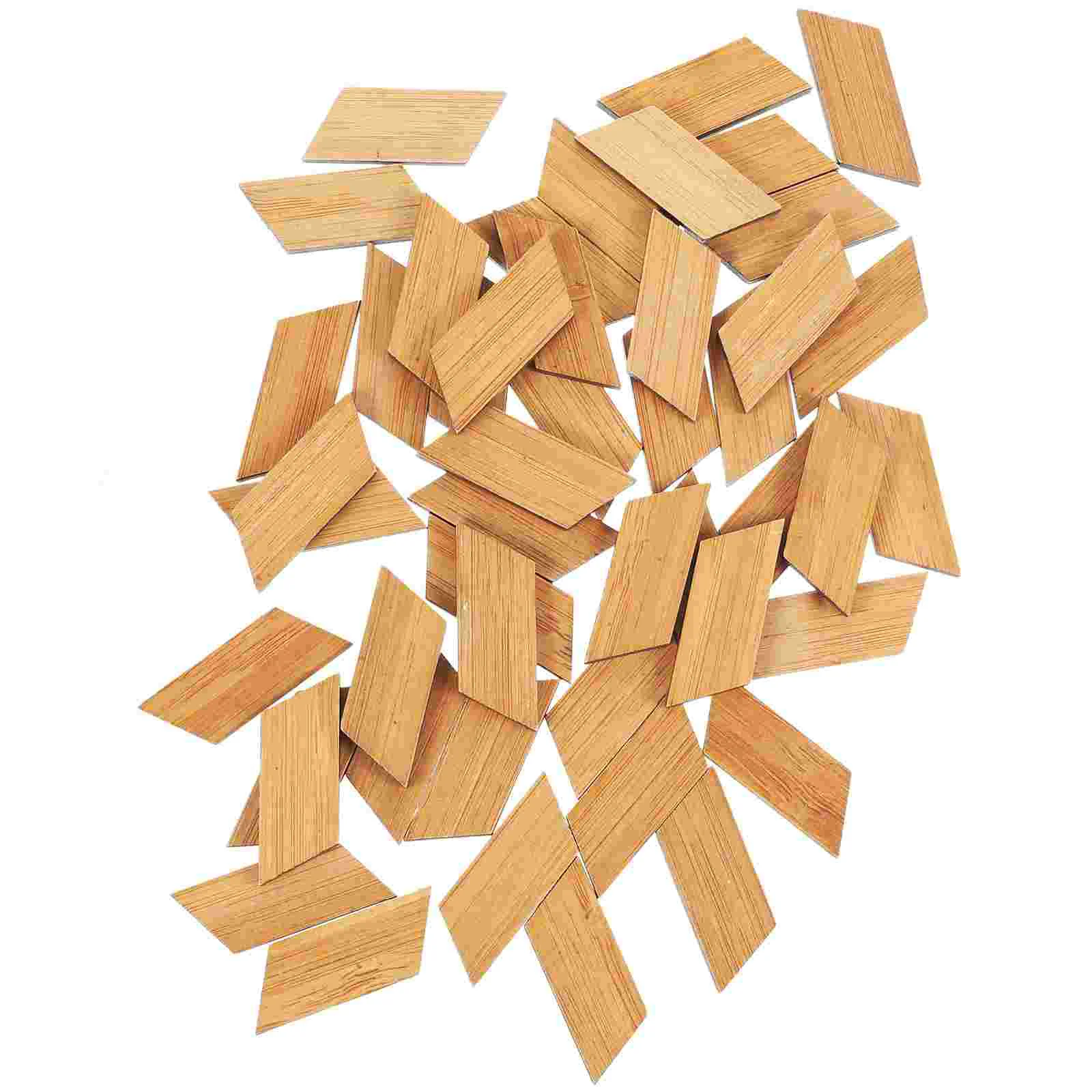 48 Pcs Miniature Assembly Floor Decor Bamboo Tiny Flooring House DIY Decorate Model Small Floorboards
48 Pcs Miniature Assembly Floor Decor Bamboo Tiny Flooring House DIY Decorate Model Small Floorboards