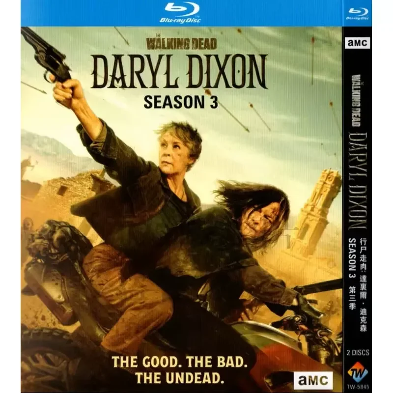 American Horror TV Series The Walking Dead Daryl Dixon Season 3 BD Blu-ray High Definition 2 Disc
American Horror TV Series The Walking Dead Daryl Dixon Season 3 BD Blu-ray High Definition 2 Disc