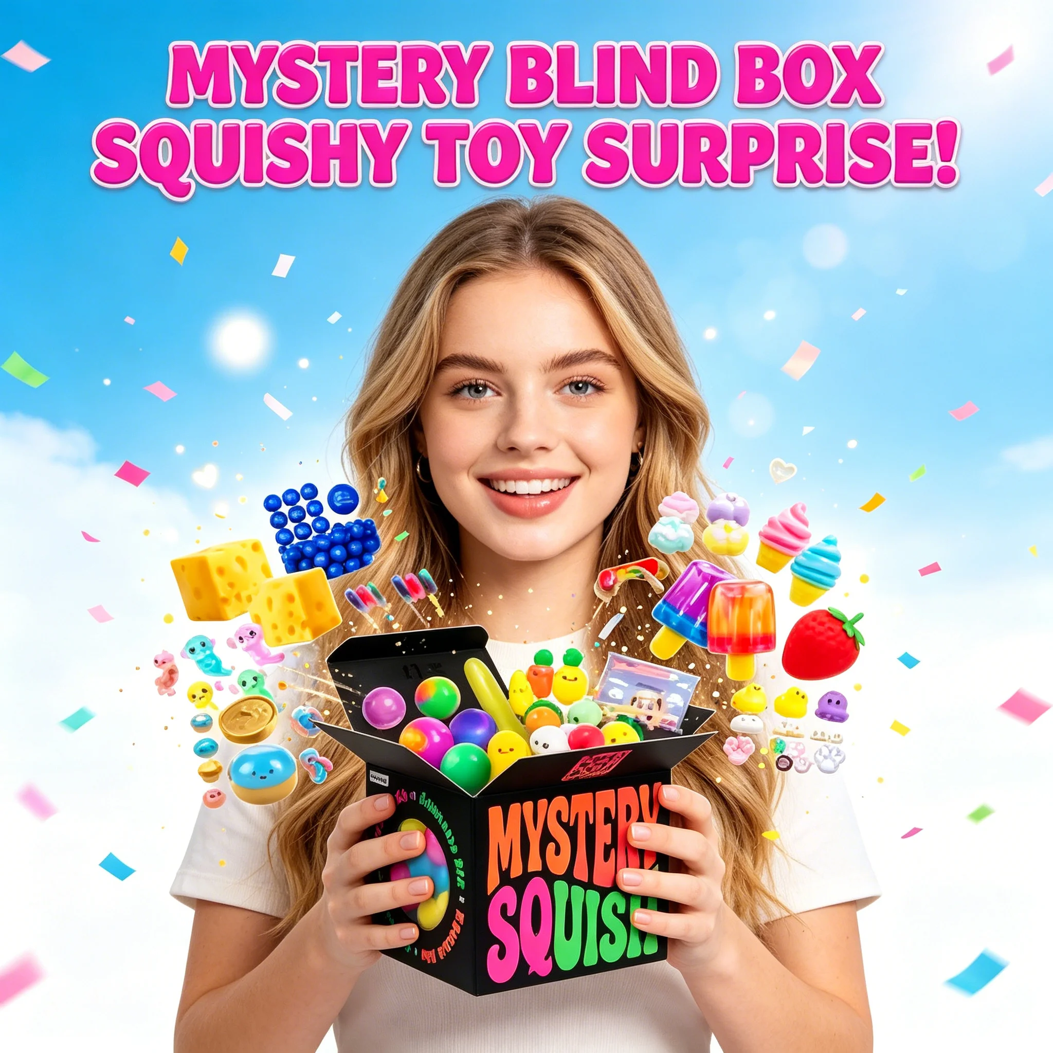 Shiny Glitter Jelly Daily Leisure Sensory Random Blind Box Cat Paw Mochi Squishy, Lovely Cat Foot Fidget Toy, Kawaii TPR Soft Anti Anxiety Squeeze Toy
Shiny Glitter Jelly Daily Leisure Sensory Random Blind Box Cat Paw Mochi Squishy, Lovely Cat Foot Fidget Toy, Kawaii TPR Soft Anti Anxiety Squeeze Toy