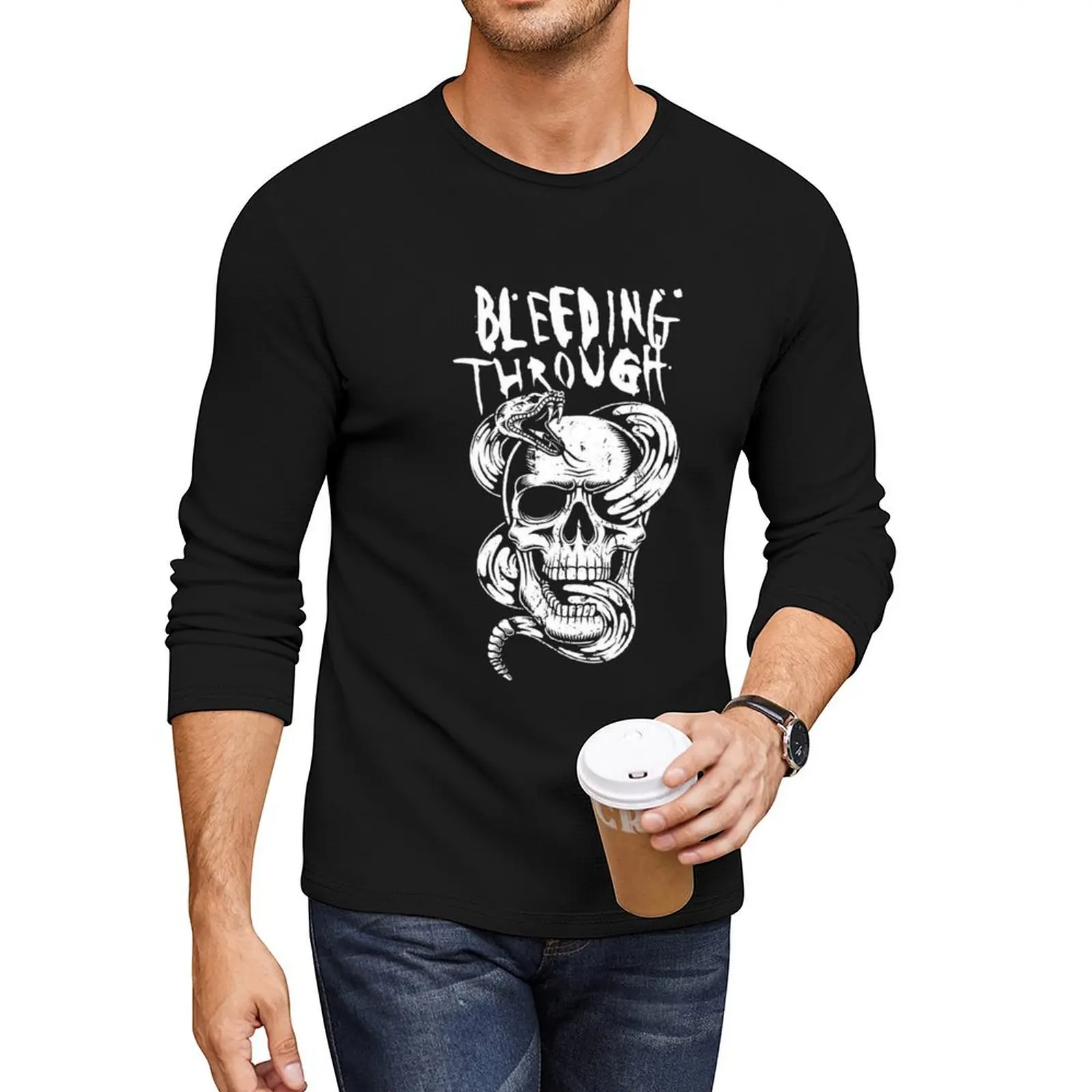 BLEEDING THROUGH Long T-Shirt quick-drying t-shirt sweat shirt black t shirts clothes for men
BLEEDING THROUGH Long T-Shirt quick-drying t-shirt sweat shirt black t shirts clothes for men