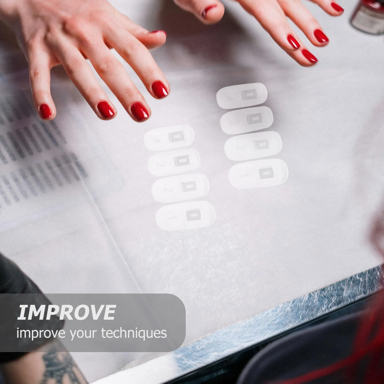 100Pcs Mechanical Nail Display Tips Practice Nails Smooth Surface Nail Art Sample Sticks Salon Equipment Practice Nails
100Pcs Mechanical Nail Display Tips Practice Nails Smooth Surface Nail Art Sample Sticks Salon Equipment Practice Nails